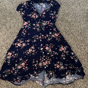 Floral Navy Dress